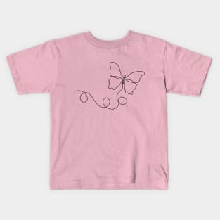 Butterfly Shape Kids T-Shirt